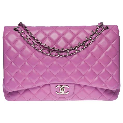 sac a main chanel mauve|sac Chanel pré owned.